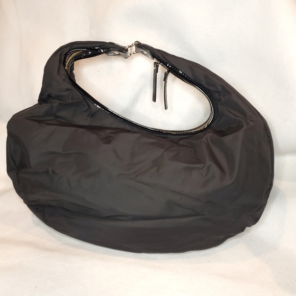 Kate Spade Black Nylon Baguette Shoulder Bag - Picture 2 of 13